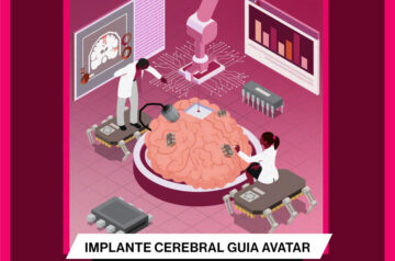 Implante cerebral guia avatar de sobrevivente de AVC