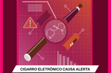 Cigarro eletrônico causa alerta sobre abuso de nicotina